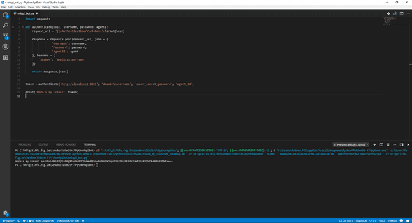 VSCode debugger